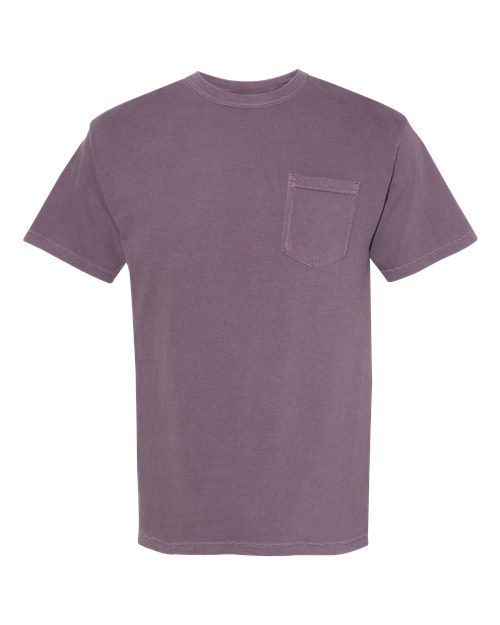 6030 - Unisex Garment-Dyed Heavyweight Pocket T-Shirt