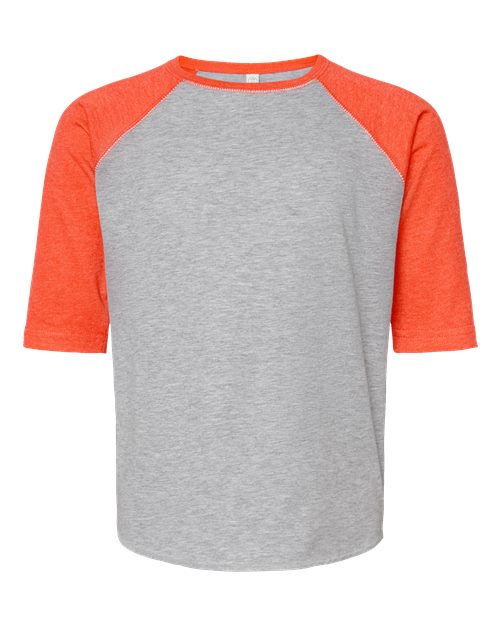 6130 - Youth Baseball Fine Jersey Three-Quarter Sleeve Tee