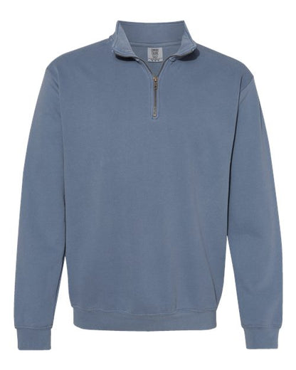 1580 - Unisex Garment-Dyed Quarter-Zip Sweatshirt