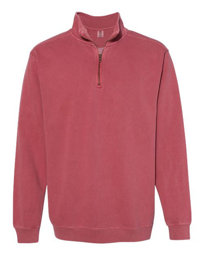1580 - Unisex Garment-Dyed Quarter-Zip Sweatshirt