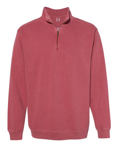 1580 - Unisex Garment-Dyed Quarter-Zip Sweatshirt
