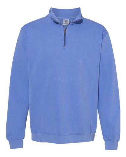 1580 - Unisex Garment-Dyed Quarter-Zip Sweatshirt