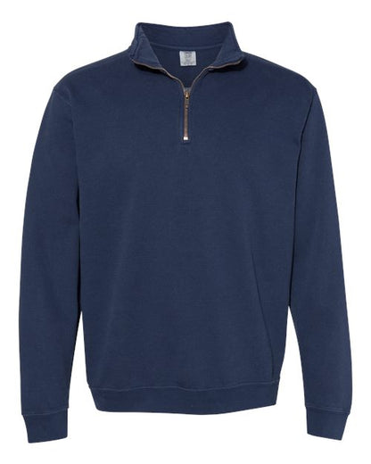 1580 - Unisex Garment-Dyed Quarter-Zip Sweatshirt