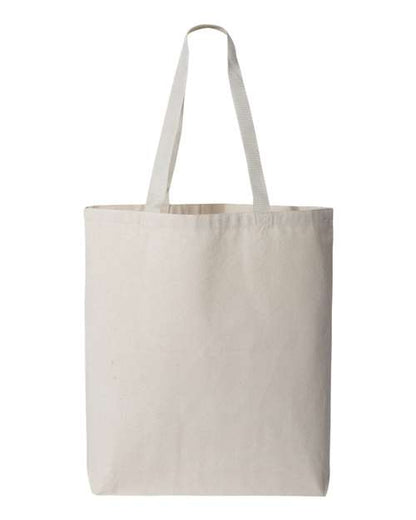 Q4400 - 11L Canvas Tote with Contrast-Color Handles