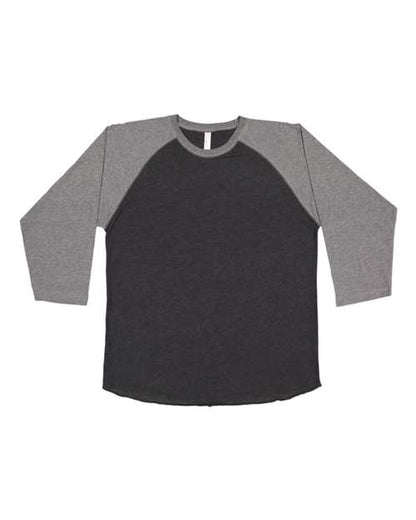 6930 - Unisex Baseball Fine Jersey Three-Quarter Sleeve Tee