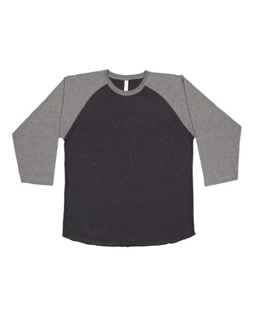 6930 - Unisex Baseball Fine Jersey Three-Quarter Sleeve Tee