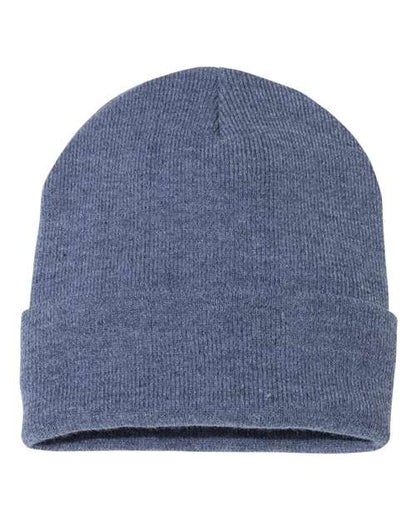 SP12 - 12" Solid Cuffed Beanie