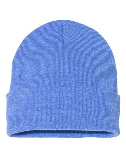 SP12 - 12" Solid Cuffed Beanie