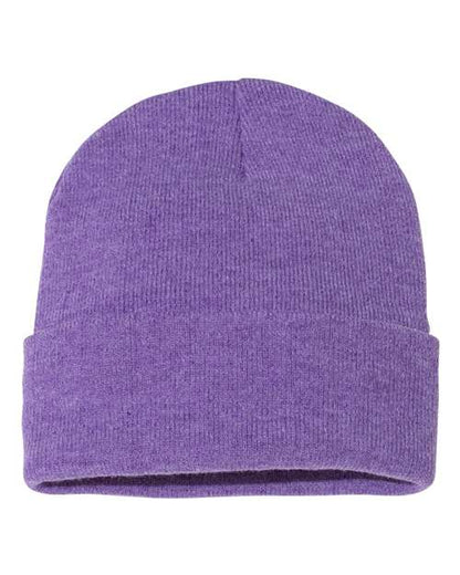 SP12 - 12" Solid Cuffed Beanie