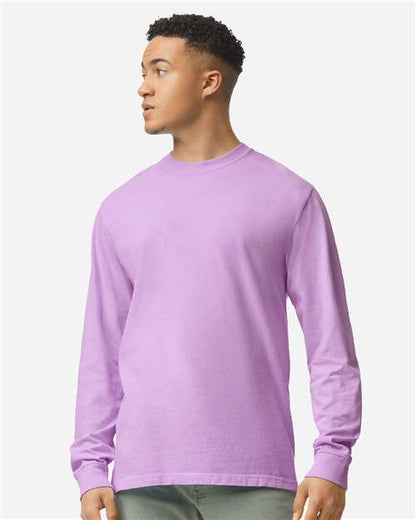 6014 - Unisex Garment-Dyed Heavyweight Long Sleeve T-Shirt