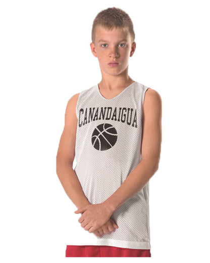 560RY - Youth Reversible Mesh Tank