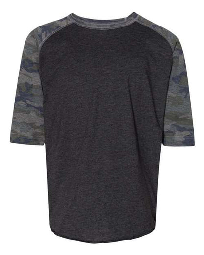 6130 - Youth Baseball Fine Jersey Three-Quarter Sleeve Tee