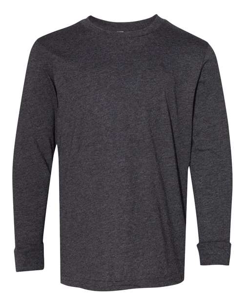6201 - Youth Fine Jersey Long Sleeve Tee