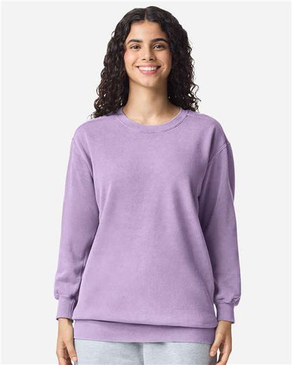 1566 - Unisex Garment-Dyed Crewneck Sweatshirt