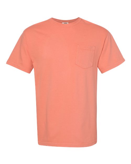 6030 - Unisex Garment-Dyed Heavyweight Pocket T-Shirt