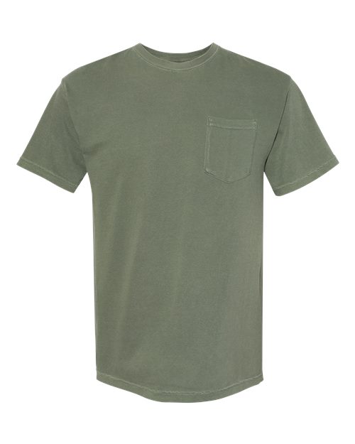6030 - Unisex Garment-Dyed Heavyweight Pocket T-Shirt