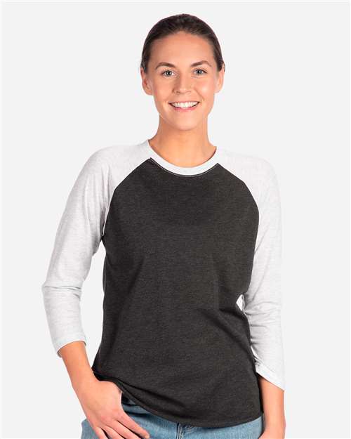 6051 - Unisex Triblend Three-Quarter Raglan Tee