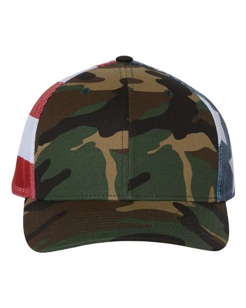 112PM - Printed Mesh Trucker Cap