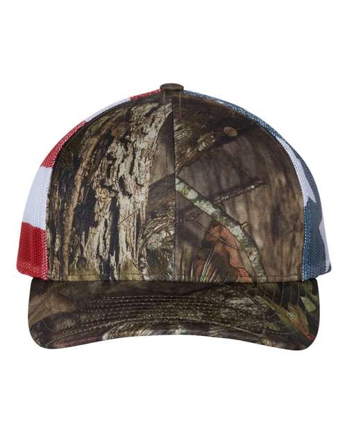112PM - Printed Mesh Trucker Cap