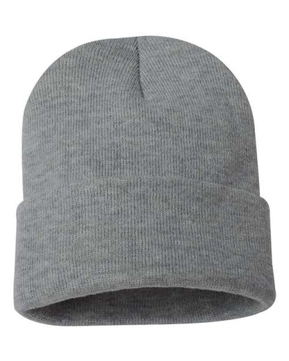 SP12 - 12" Solid Cuffed Beanie