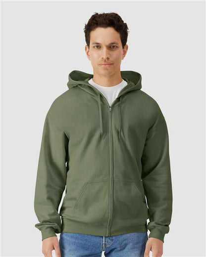 SF600 - Unisex Softstyle® Midweight Full-Zip Hooded Sweatshirt