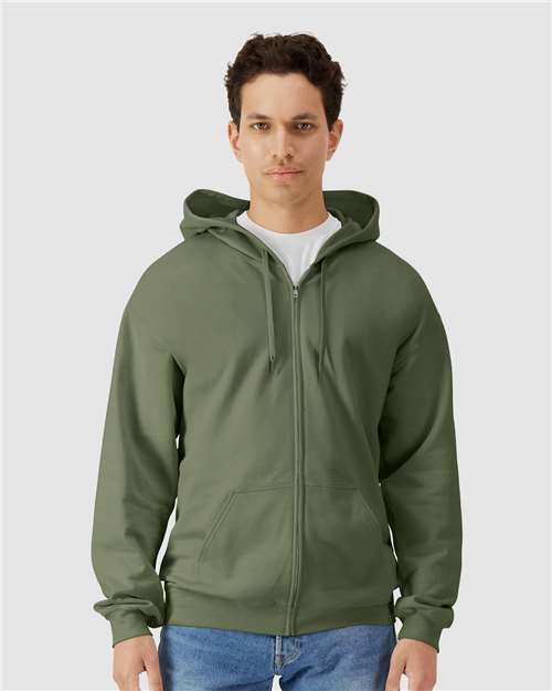 SF600 - Unisex Softstyle® Midweight Full-Zip Hooded Sweatshirt