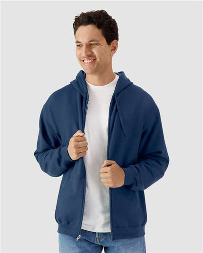 SF600 - Unisex Softstyle® Midweight Full-Zip Hooded Sweatshirt