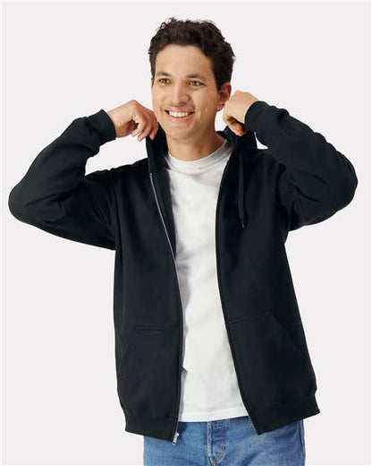 SF600 - Unisex Softstyle® Midweight Full-Zip Hooded Sweatshirt