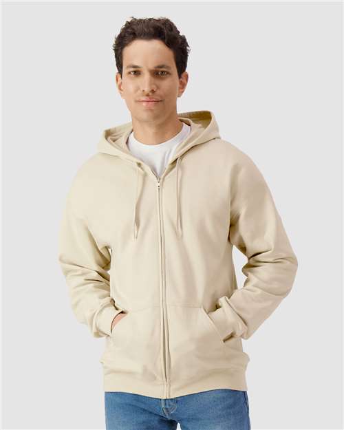 SF600 - Unisex Softstyle® Midweight Full-Zip Hooded Sweatshirt