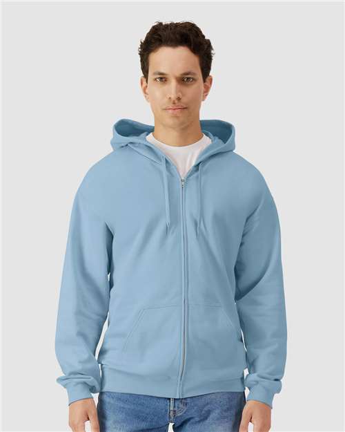 SF600 - Unisex Softstyle® Midweight Full-Zip Hooded Sweatshirt