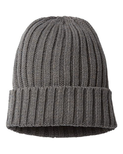 SHORE - Sustainable Cable Knit Cuffed Beanie