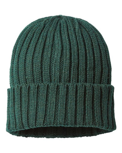 SHORE - Sustainable Cable Knit Cuffed Beanie