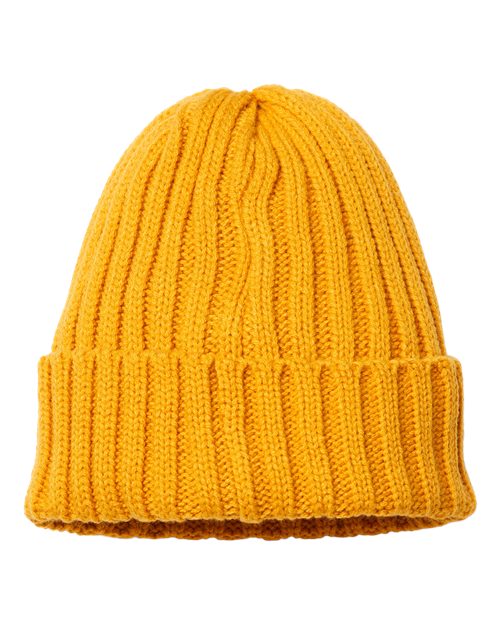 SHORE - Sustainable Cable Knit Cuffed Beanie