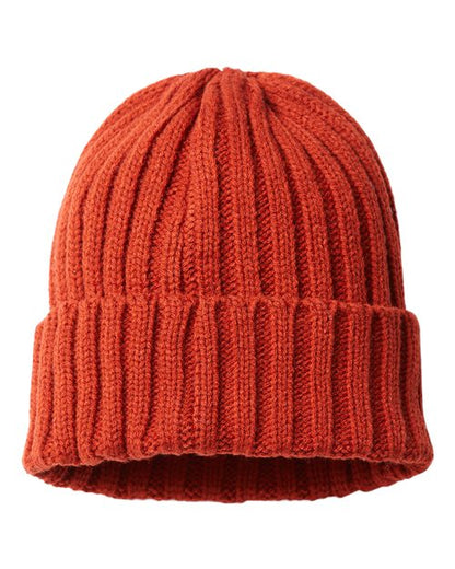 SHORE - Sustainable Cable Knit Cuffed Beanie