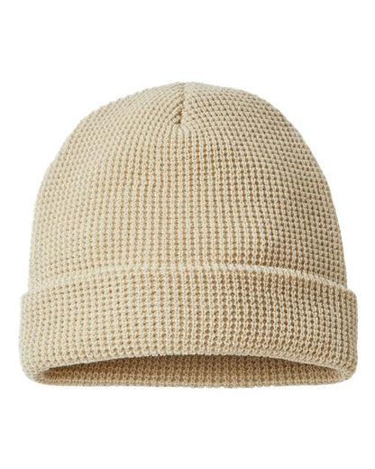 146R - Waffle Cuffed Beanie