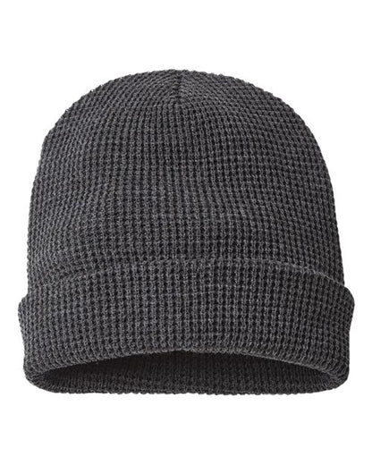 146R - Waffle Cuffed Beanie