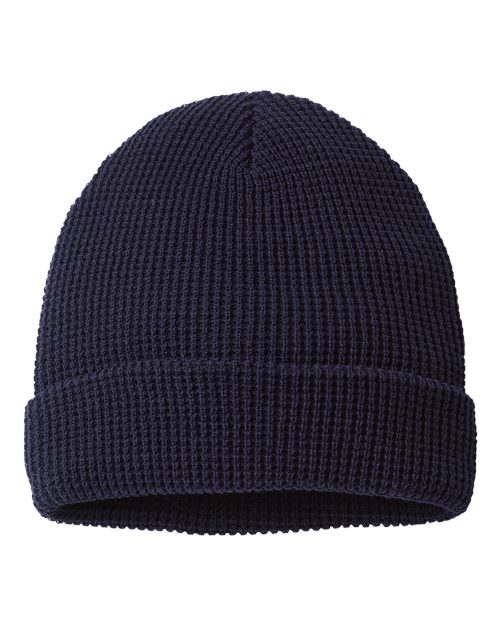 146R - Waffle Cuffed Beanie