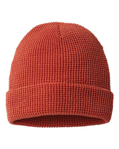 146R - Waffle Cuffed Beanie