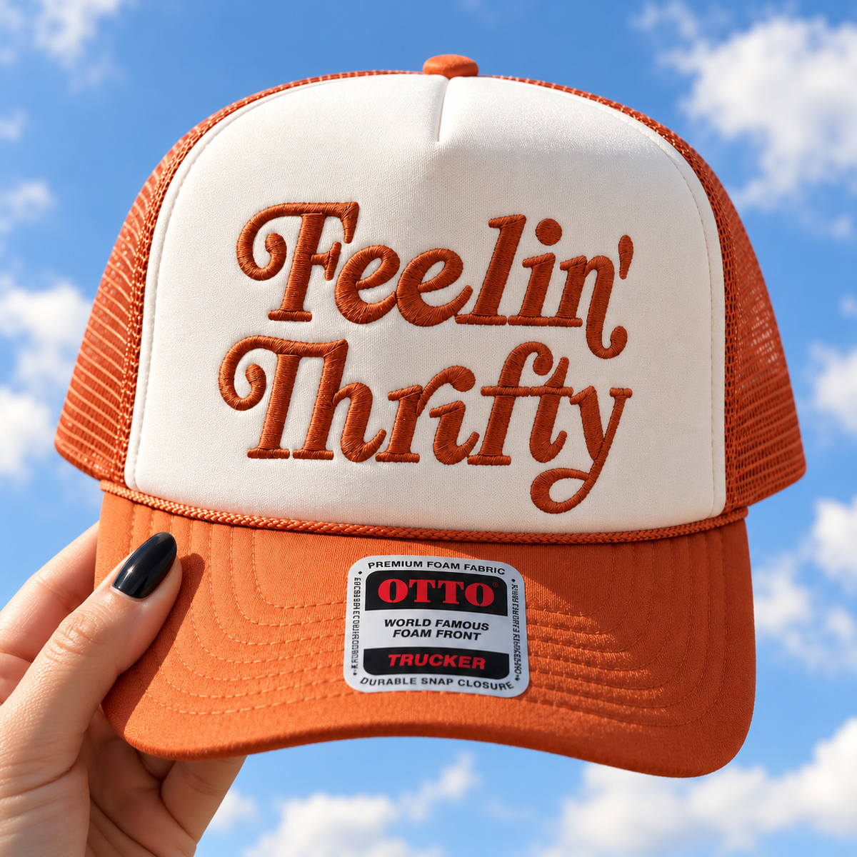 Feelin Thrifty - Embroidered Apparel
