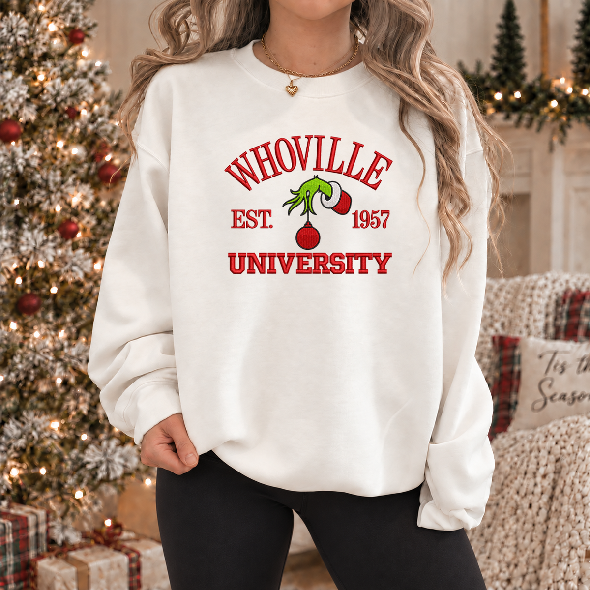 Wholesale Whoville University Christmas Sweatshirt