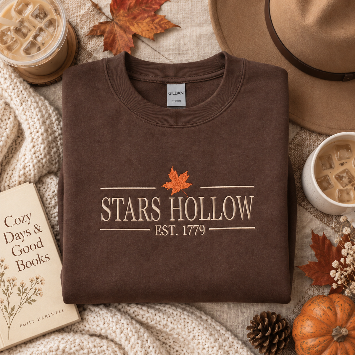 Stars Hollow Est. 1779 - Embroidered Apparel