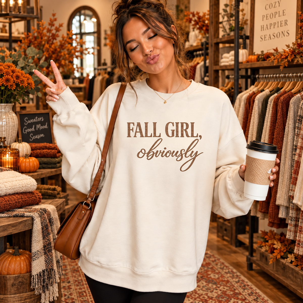 Fall Girl, Obviously - Printed Apparel