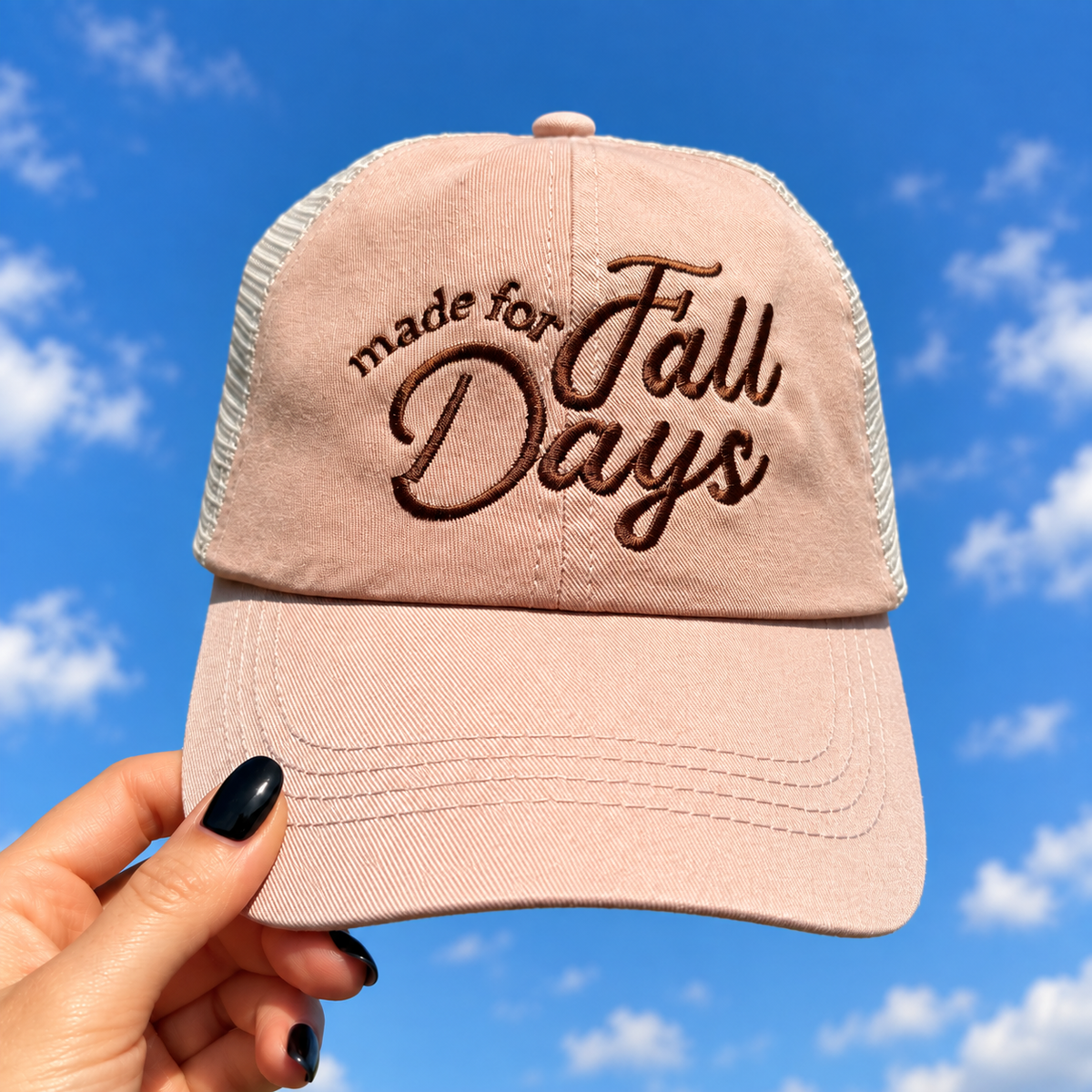 Made For Fall Days - Embroidered Apparel
